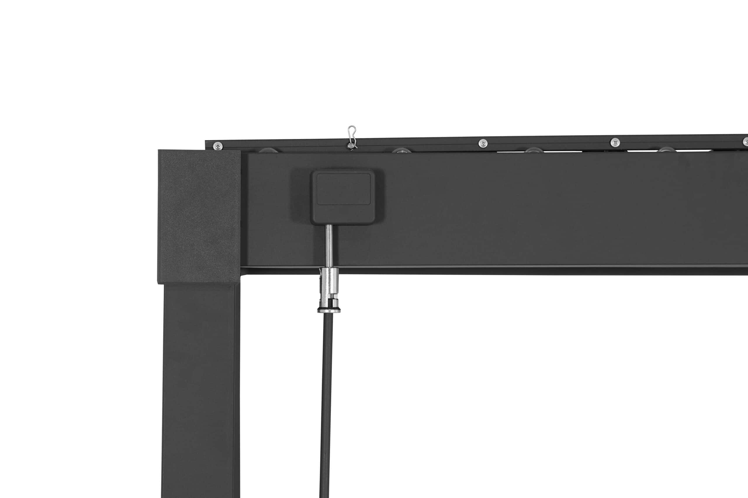 MIRADOR Pergola 80 Solid 3x2 m Stahl Anthrazit verstellbares Lamellendach Garten - Bild 6 von 8